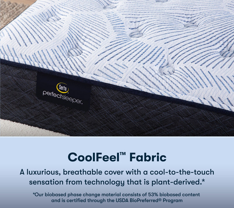 Serta Perfect Sleeper Blue Lagoon Nights PlushMattress -Queen — View 7