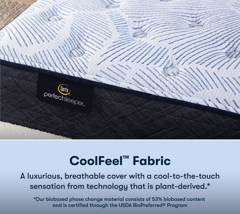 Serta Perfect Sleeper Blue Lagoon Nights MediumMattress - King — View 7
