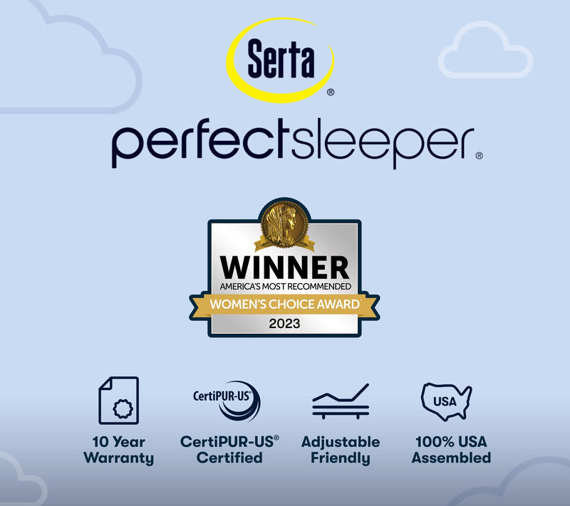 Serta Perfect Sleeper Blue Lagoon Nights MediumMattress - King — View 10
