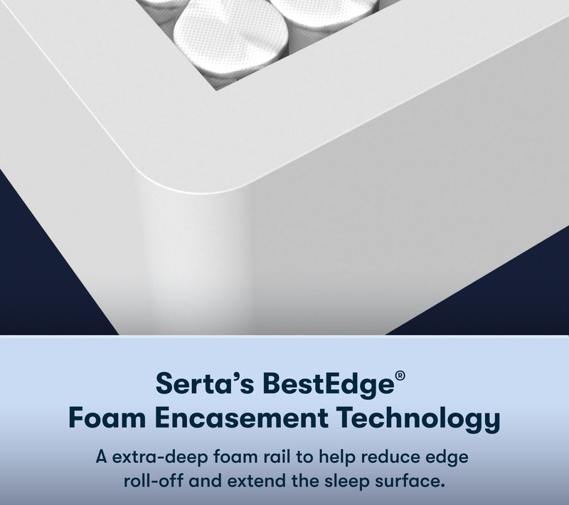 Serta Perfect Sleeper Cobalt Calm 13.25" PlushMattress -QN — View 9