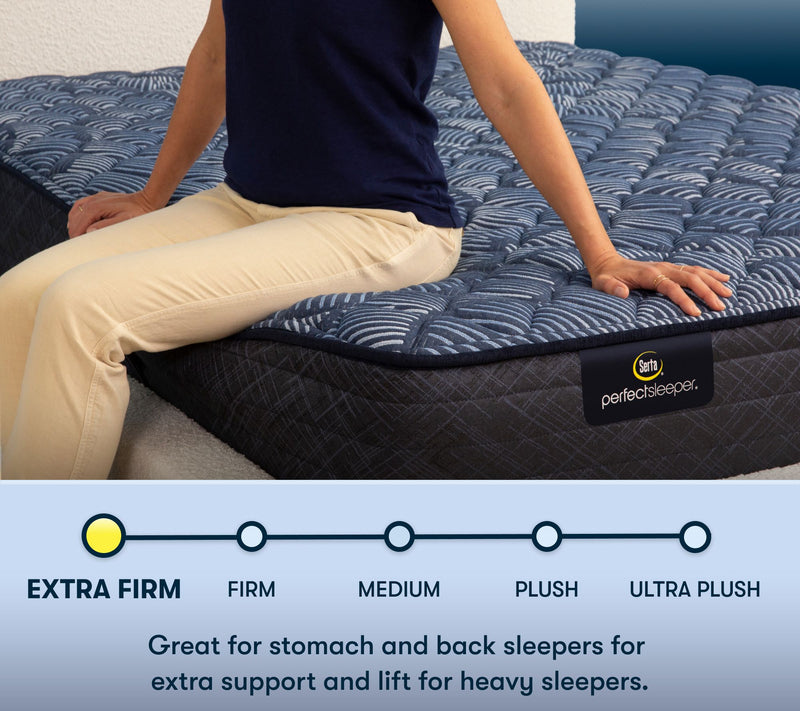 Serta Perfect Sleeper Cobalt Calm 12" Extra Firm Mattress CKG — View 5