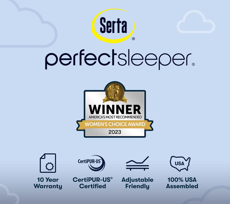 Serta Perfect Sleeper Euphoric Nights 14" HybdF irm Mattress-C — View 10