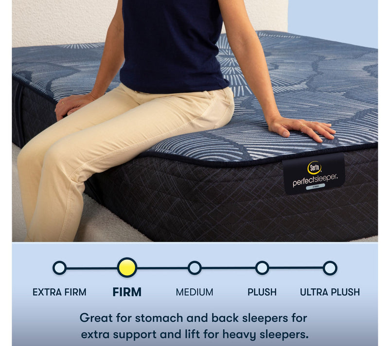 Serta Perfect Sleeper Euphoric Nights 14" HybdF irm Mattress-C — View 5
