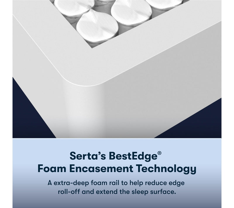 Serta Perfect Sleeper Dazzling Night 12" Hybd Med Mattress CKG — View 10