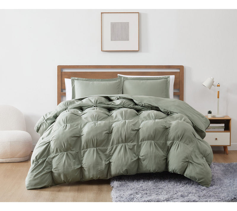 Truly Soft Cloud Puffer Full/Queen 3 Piece Comf orter Set — View 7