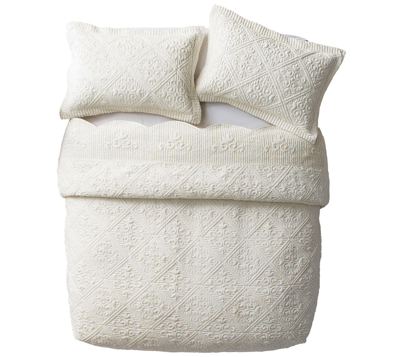 VCNY Home Westland Quilted Plush Bedspread Set,  Full — View 12