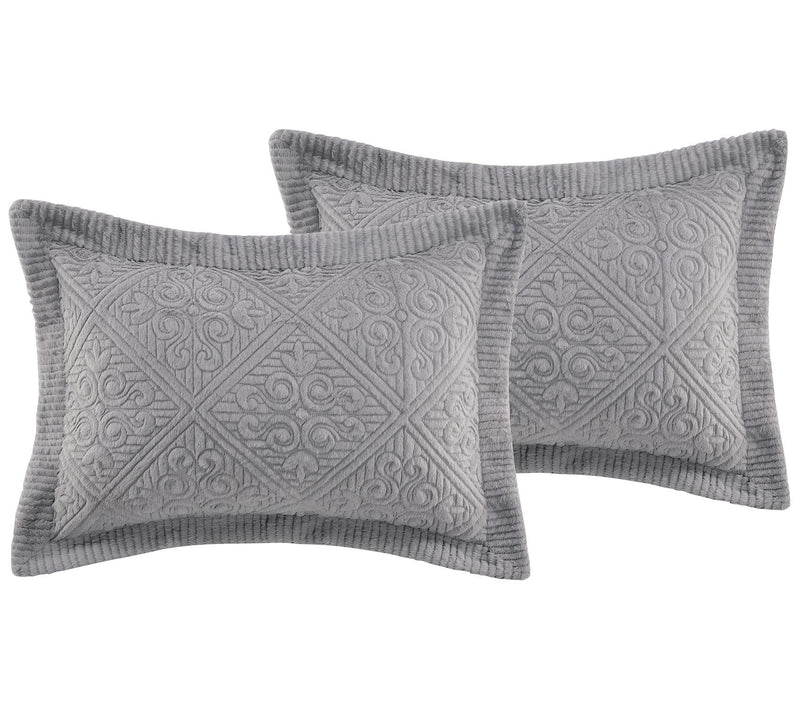 VCNY Home Westland Quilted Plush Bedspread Set,  King — View 13
