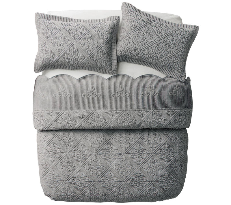 VCNY Home Westland Quilted Plush Bedspread Set,  King — View 11