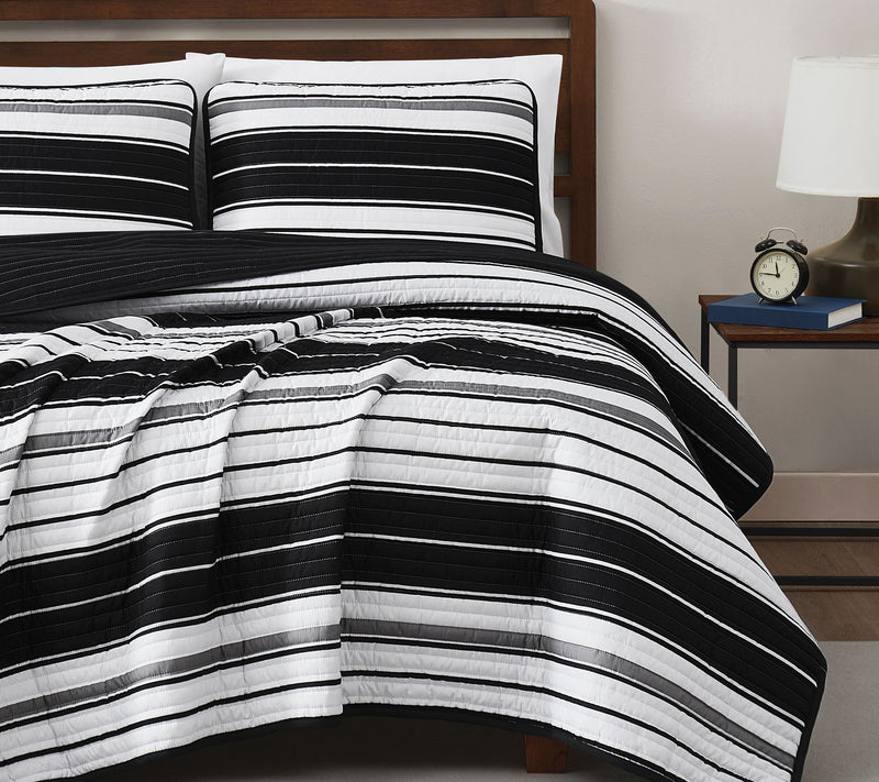 Truly Soft Brentwood Stripe Twin/Twin XL 2 Piece Quilt Set — View 4