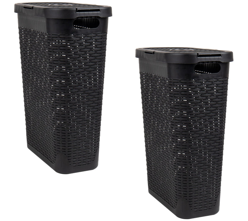 Mind Reader Basket Collection, Slim Laundry Ham per, Set of 2 — View 3