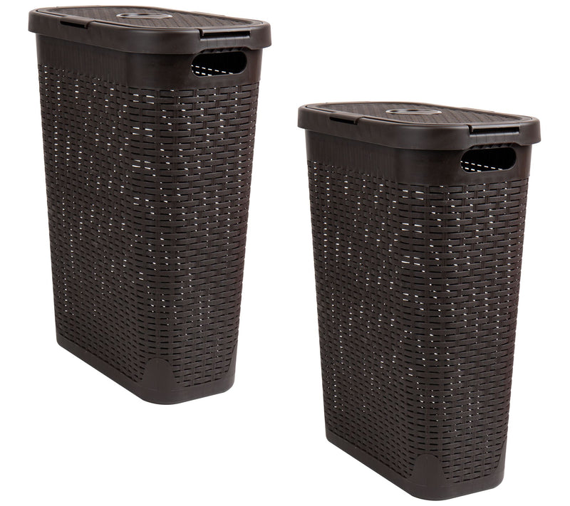 Mind Reader Basket Collection, Slim Laundry Ham per, Set of 2 — View 7
