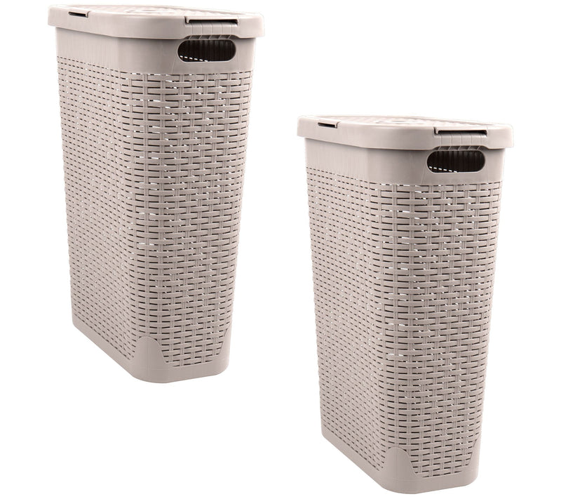 Mind Reader Basket Collection, Slim Laundry Ham per, Set of 2 — View 11