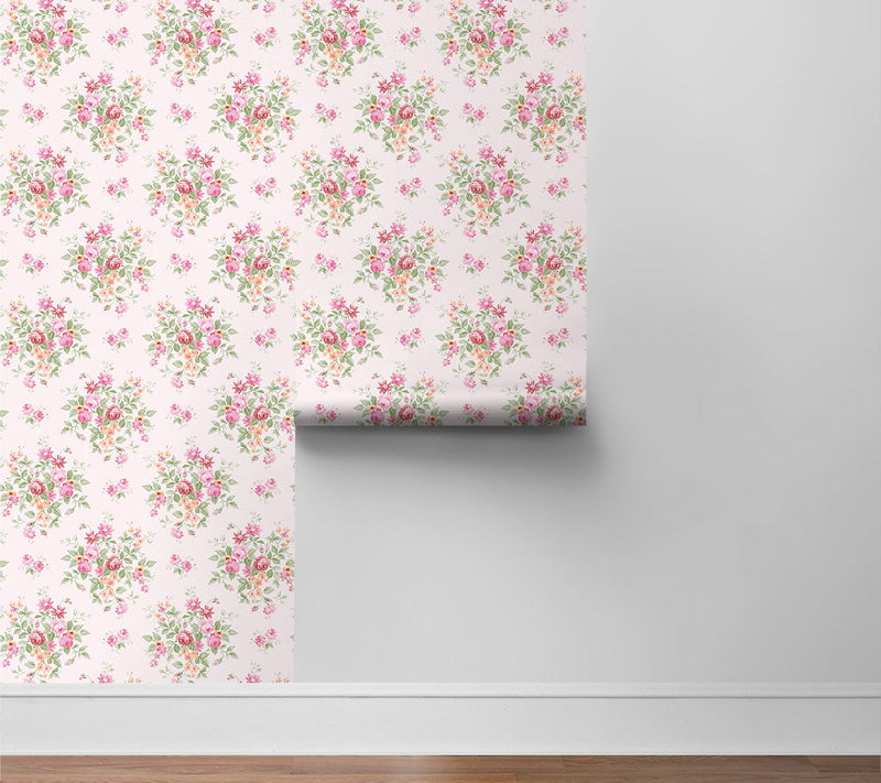 NextWall Floral Bunches Peel and Stick Wallpaper — View 11