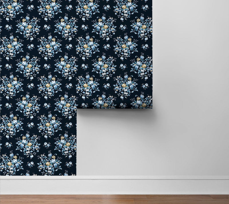 NextWall Floral Bunches Peel and Stick Wallpaper — View 7