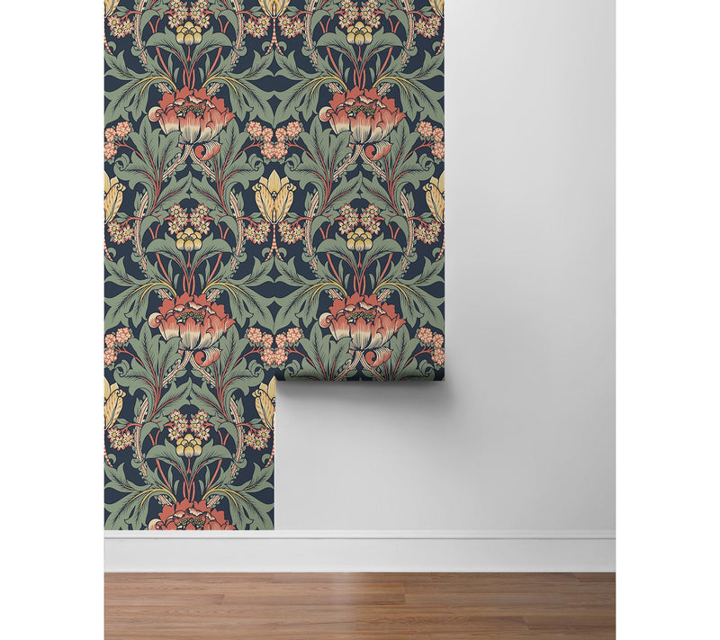 NextWall Primrose Floral Vintage Peel and StickWallpaper — View 5