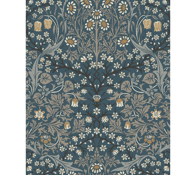 NextWall Victorian Garden Vintage Peel and Stick Wallpaper — View 6