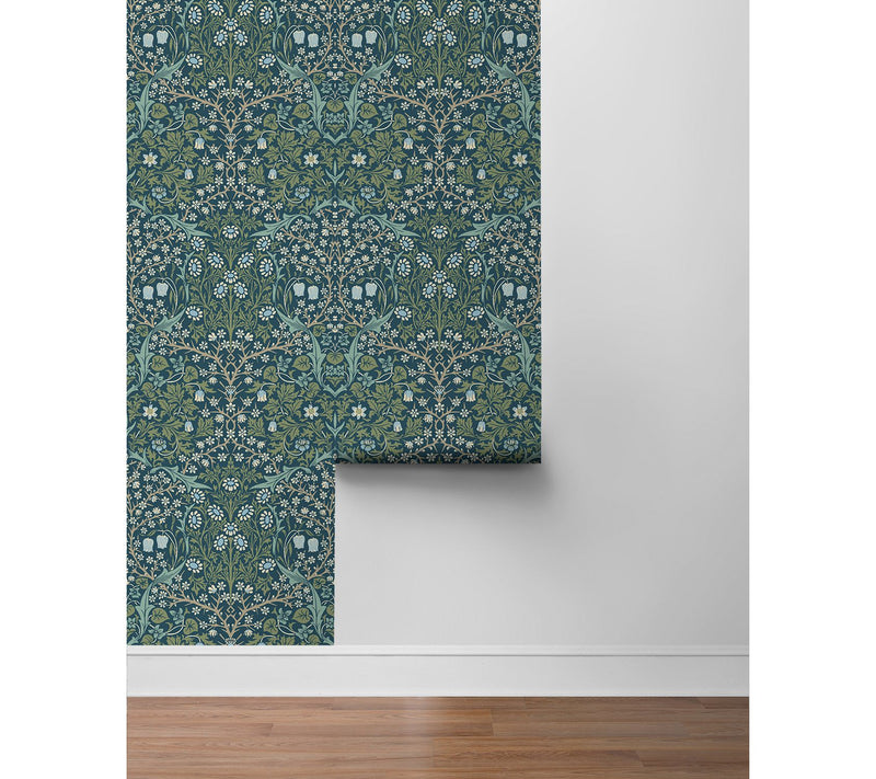 NextWall Victorian Garden Vintage Peel and Stick Wallpaper — View 15