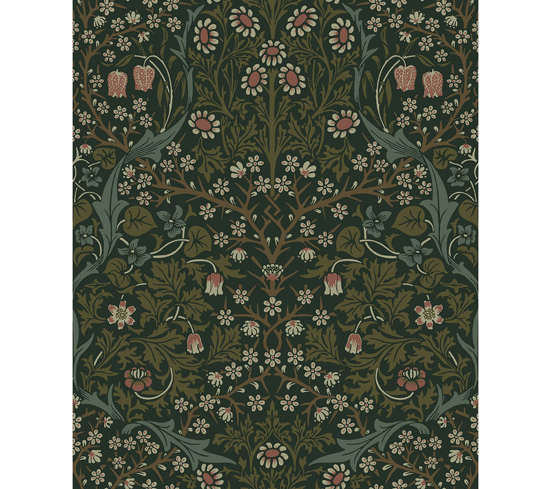 NextWall Victorian Garden Vintage Peel and Stick Wallpaper — View 13