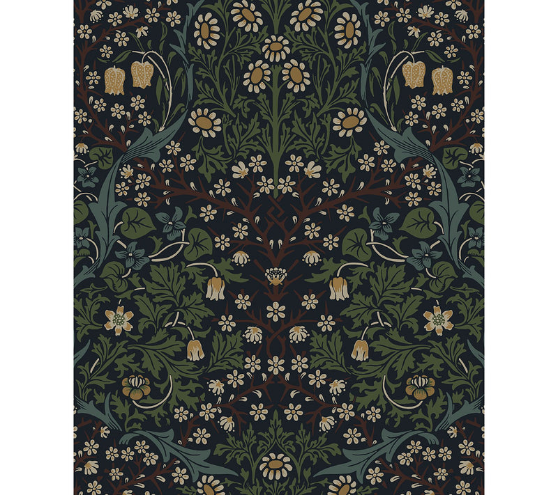 NextWall Victorian Garden Vintage Peel and Stick Wallpaper — View 11