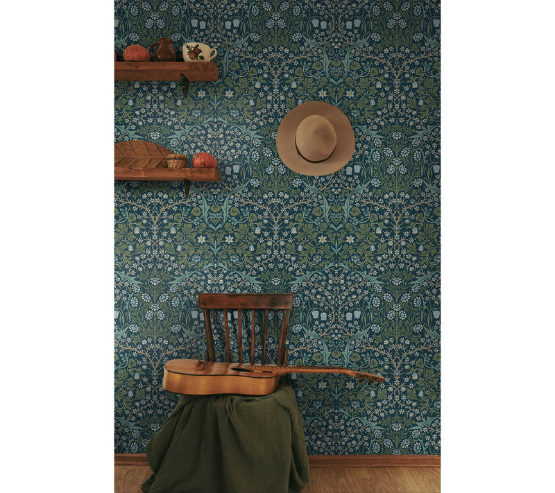 NextWall Victorian Garden Vintage Peel and Stick Wallpaper — View 16