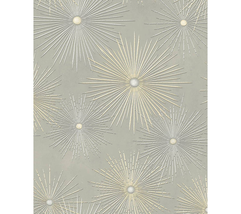 NextWall Starburst Geo Mid Century Peel and Stick Wallpaper — View 7
