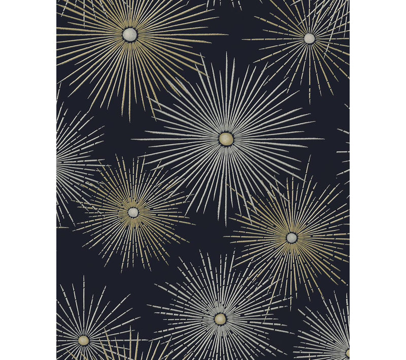NextWall Starburst Geo Mid Century Peel and Stick Wallpaper — View 5