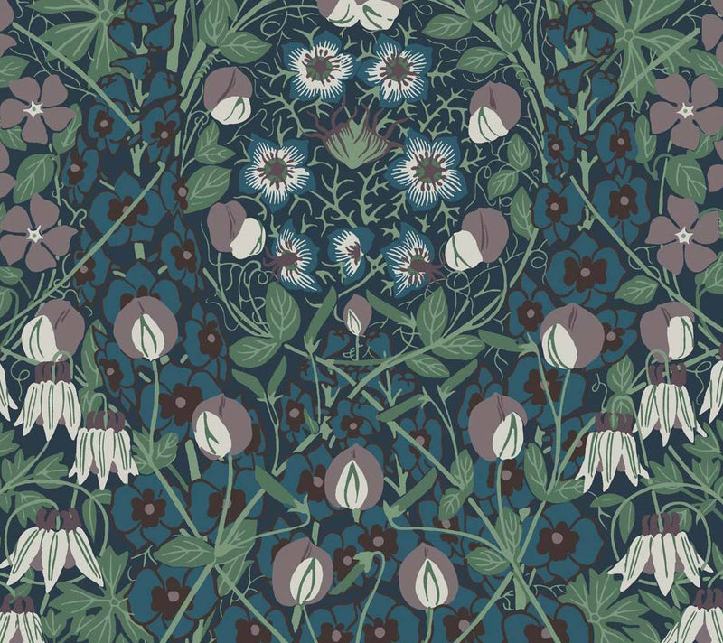NextWall Tulip Garden Vintage Peel and Stick Wallpaper — View 10