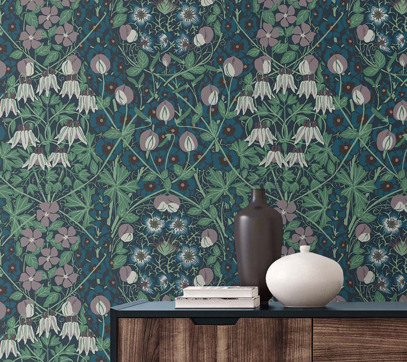 NextWall Tulip Garden Vintage Peel and Stick Wallpaper — View 12