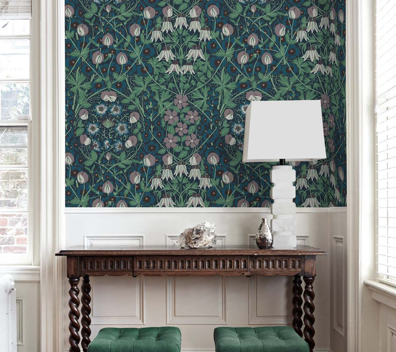 NextWall Tulip Garden Vintage Peel and Stick Wallpaper — View 13