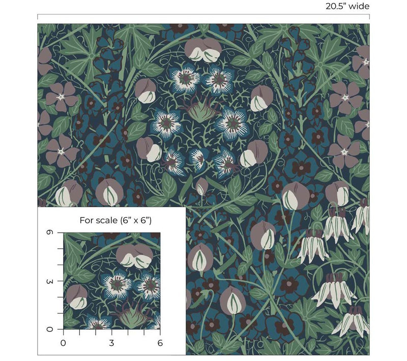 NextWall Tulip Garden Vintage Peel and Stick Wallpaper — View 14