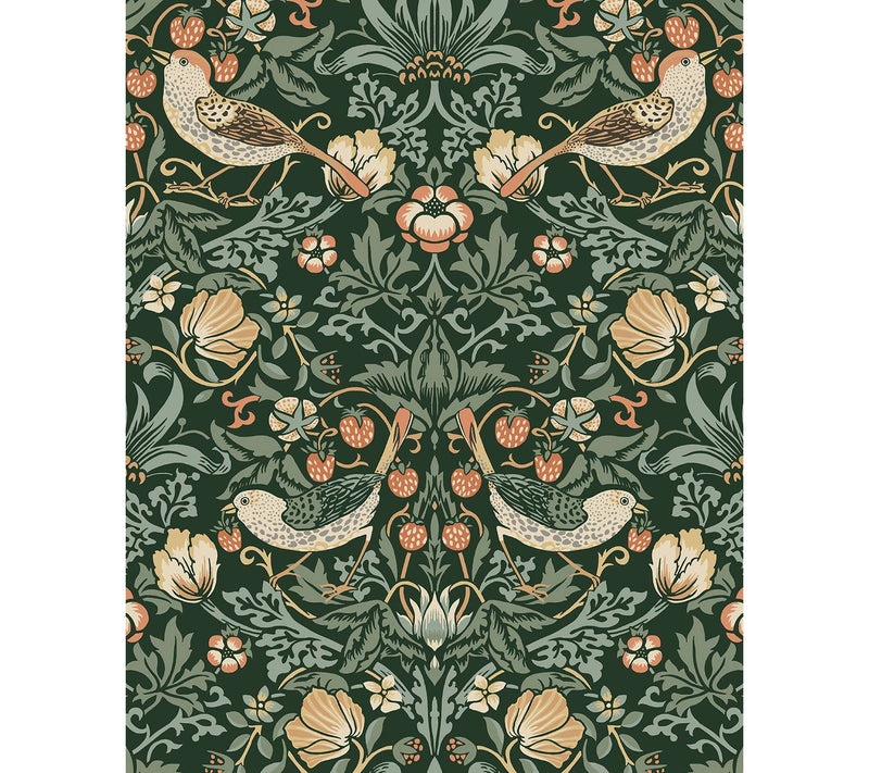 NextWall Aves Garden Vintage Peel and Stick Wallpaper — View 7
