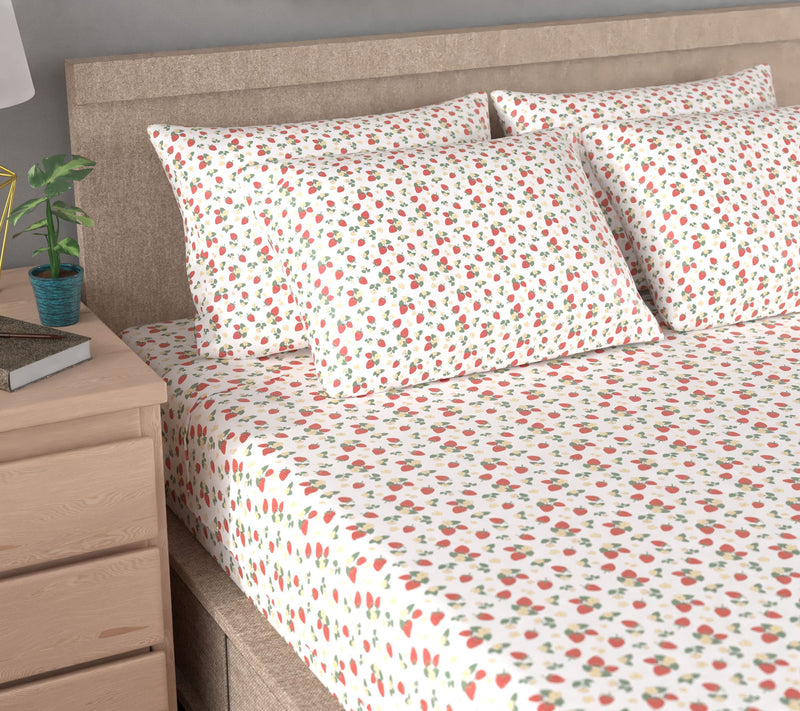 Home Reflections Double Brushed Sheet Set w/ Extra Cases — Main view