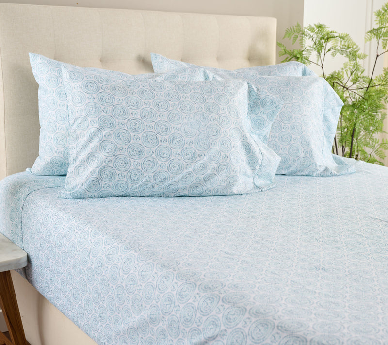 Home Reflections Double Brushed Sheet Set w/ Extra Cases — View 35