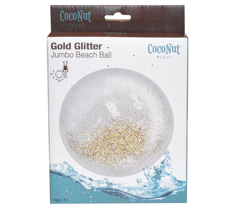 CocoNut Outdoor 27" 3pk Jumbo Glitter Beach Balls — View 3