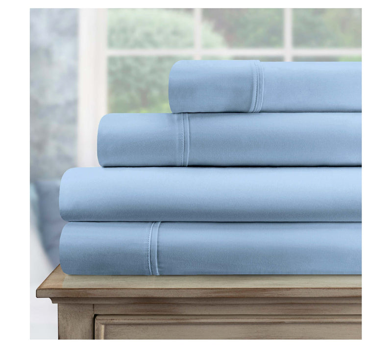 Superior Egyptian Cotton Solid 800-TC Sheet Set- Cal King — View 22