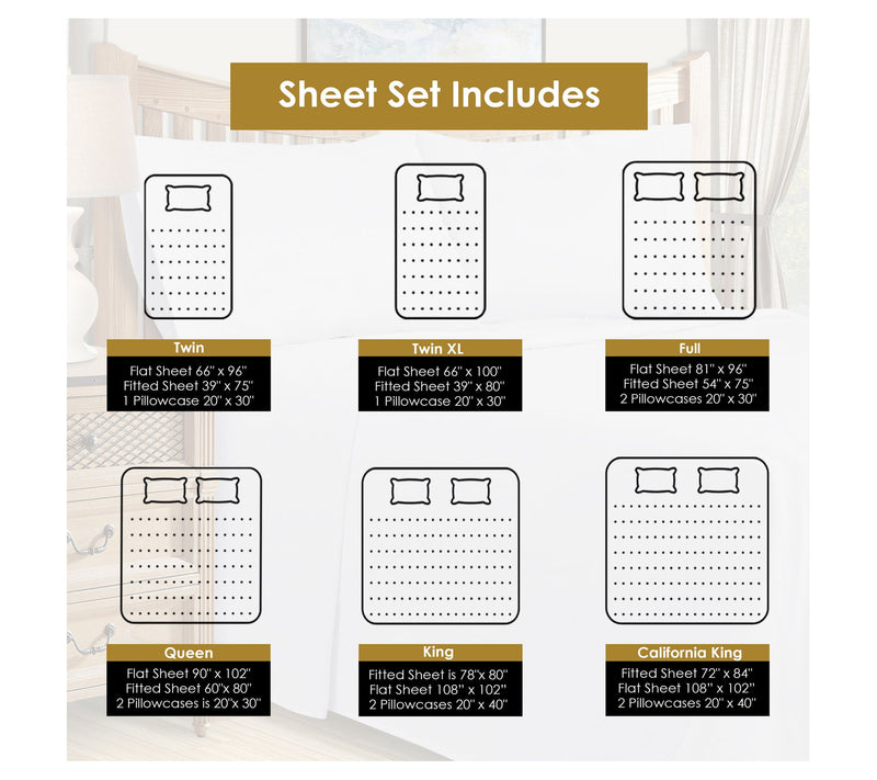 Superior Solid Cotton Blend 800TC Deep Pocket Seet Set, King — View 17