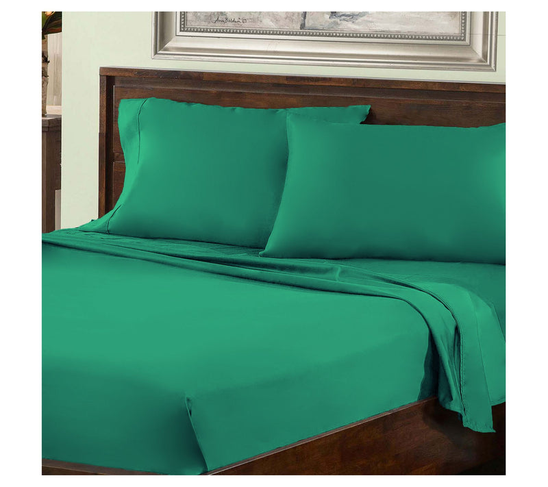 Superior Solid Cotton Blend 800TC Deep Pocket Sheet Set, Quee — View 5