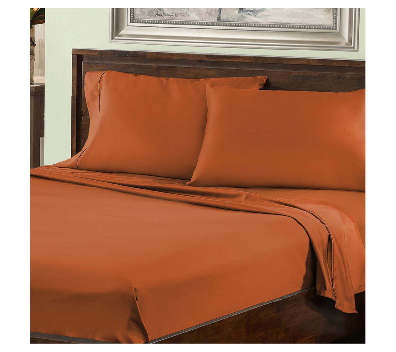 Superior Solid Cotton Blend 800TC Deep Pocket Sheet Set, Quee — View 11