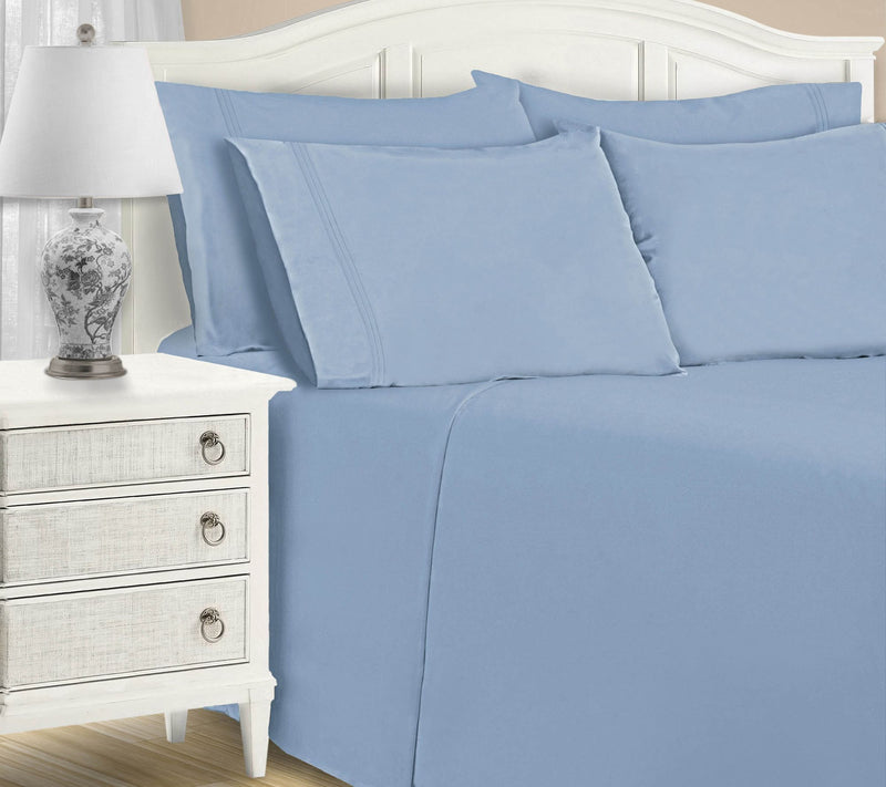 Superior 1500TC Cotton Blend 6-PC Deep Pocket Sheet Set, Full — View 3