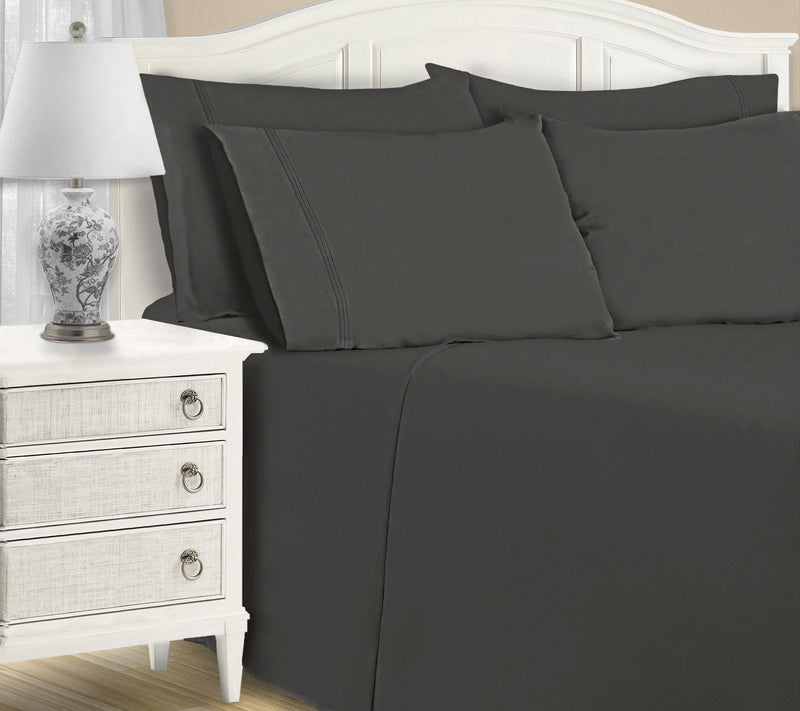 Superior 1500TC Cotton Blend 6-PC Deep Pocket Sheet Set, Full — View 5