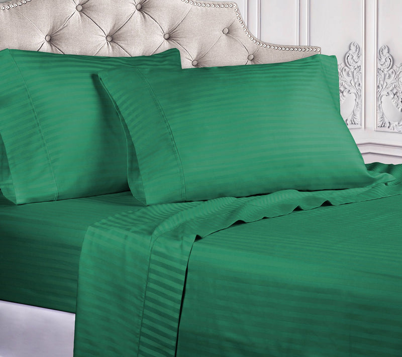 Superior 400TC Egyptian Cotton Stripe Sheet S et, Twin XL — View 9