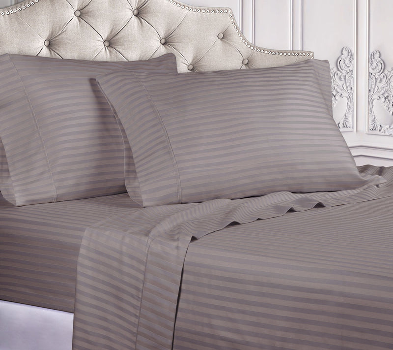 Superior 400TC Egyptian Cotton Stripe Sheet S et, Twin XL — View 7