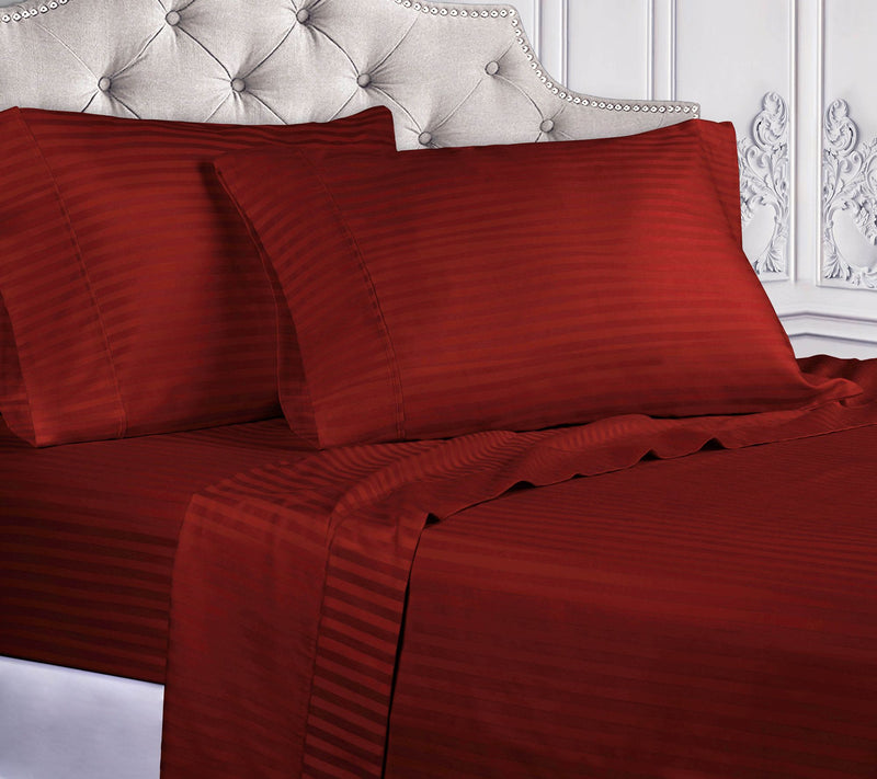 Superior 400TC Egyptian Cotton Stripe Sheet S et, Twin XL — Main view