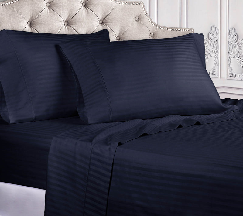 Superior 400TC Egyptian Cotton Stripe Sheet S et, Twin XL — View 15
