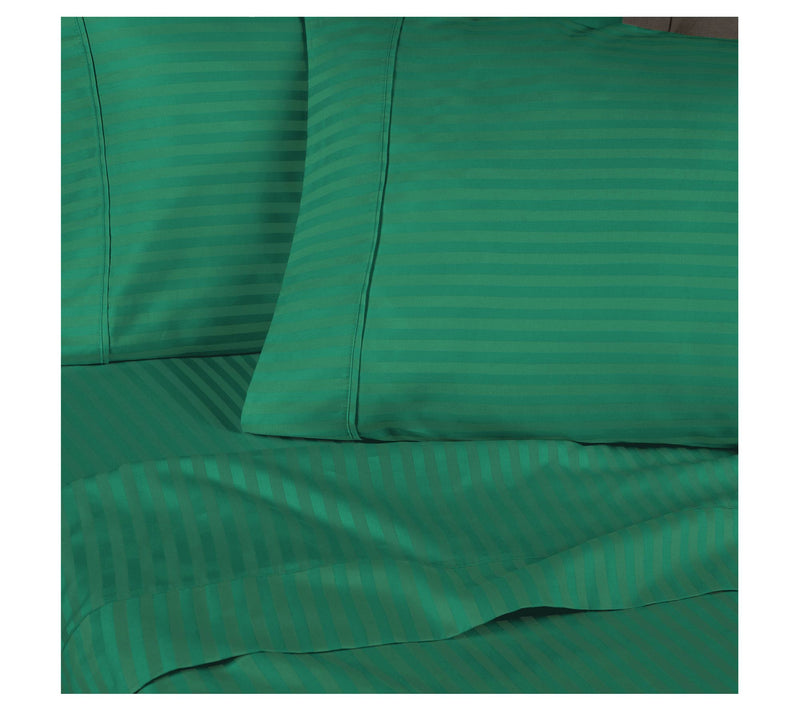 Superior Egyptian Cotton Stripe Deep Pocket Shets, Split King — View 25