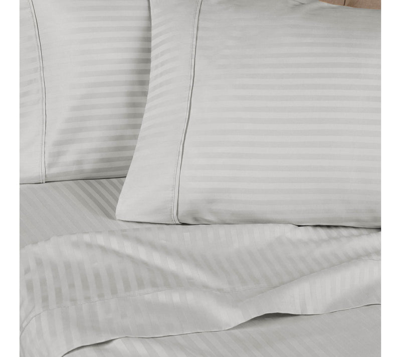Superior Egyptian Cotton Stripe Deep Pocket Shet Set, Queen — View 20