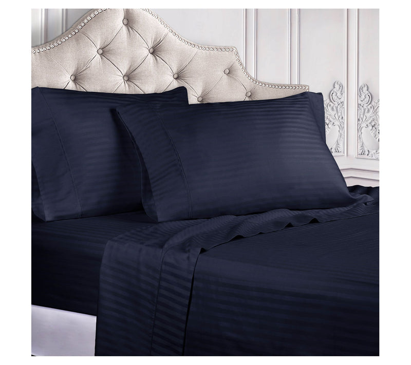 Superior Egyptian Cotton 400TC Stripe Deep Pocket Sheets, Ful — View 15