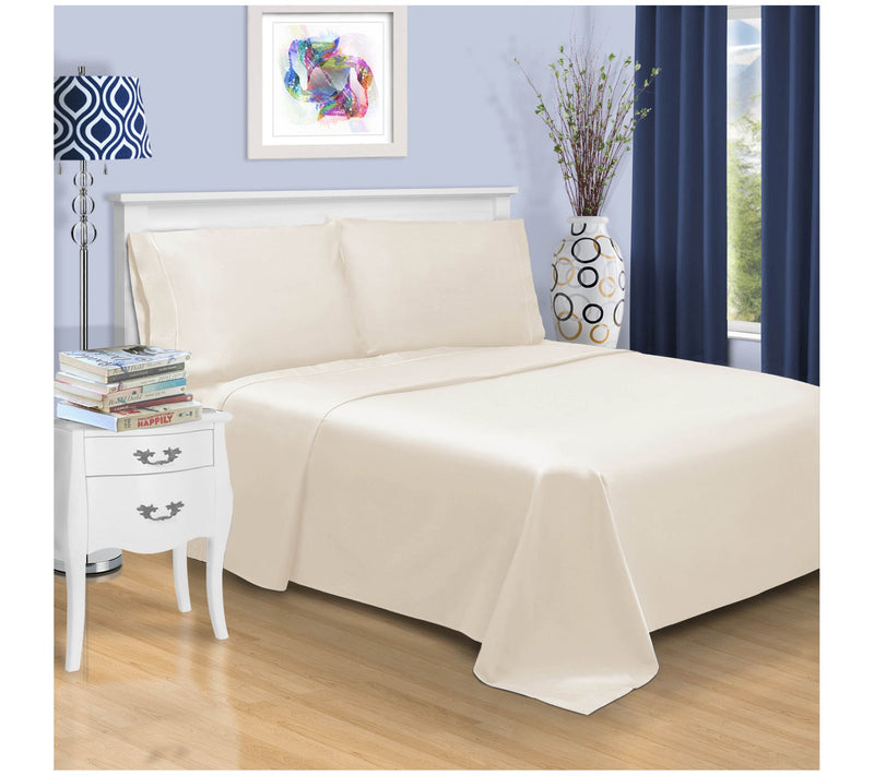 Superior Solid 1500TC Cotton Marrow Stitch Sheet Set, Cal.Kin — View 3