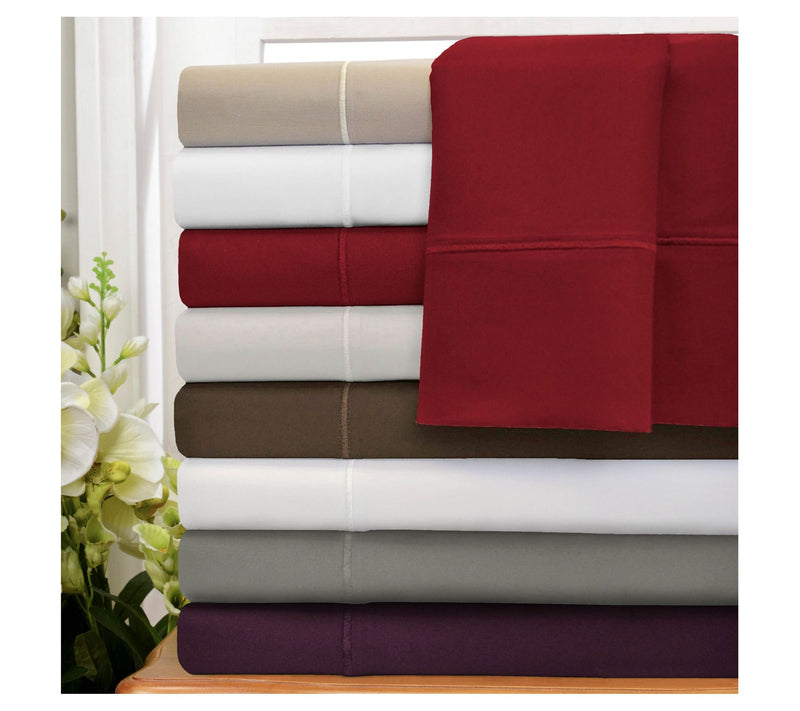 Superior 1500TC Solid Cotton Marrow Stitch Sheet Set, Queen — View 9