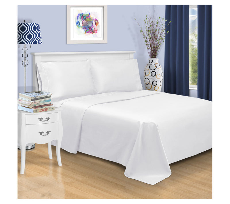 Superior Solid Cotton Marrow Stitch 1500TC Sheet Set, King — View 7